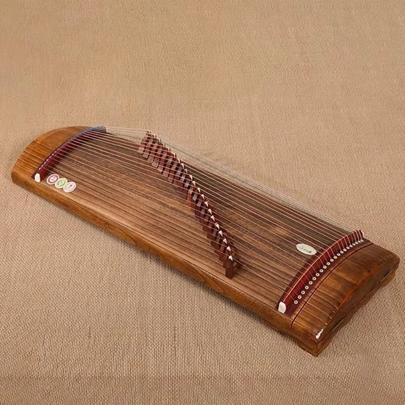 Portable 70 cm Guzheng with wooden body and 21 strings for traditional music