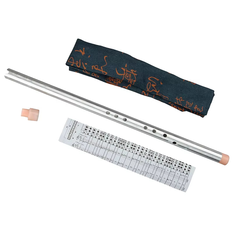 Vertical Metal XIAO Flute with Mouthpiece Musical Instruments Professional Beginner Flauta Piccolo Instrumentos Musicales
