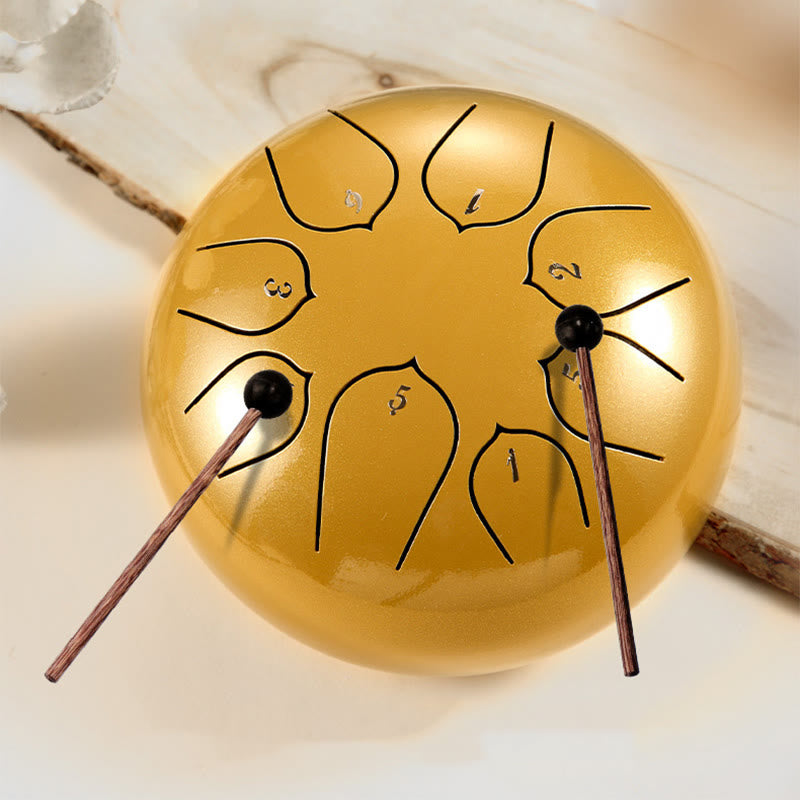 8 Note Steel Tongue Drum Kit for Meditation & Sound Healing