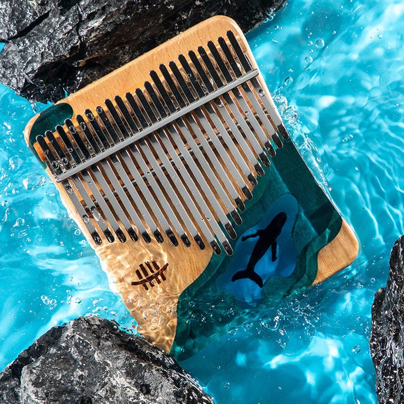 Beech Wood Kalimba 17 21 Keys Meditation Sound Healing