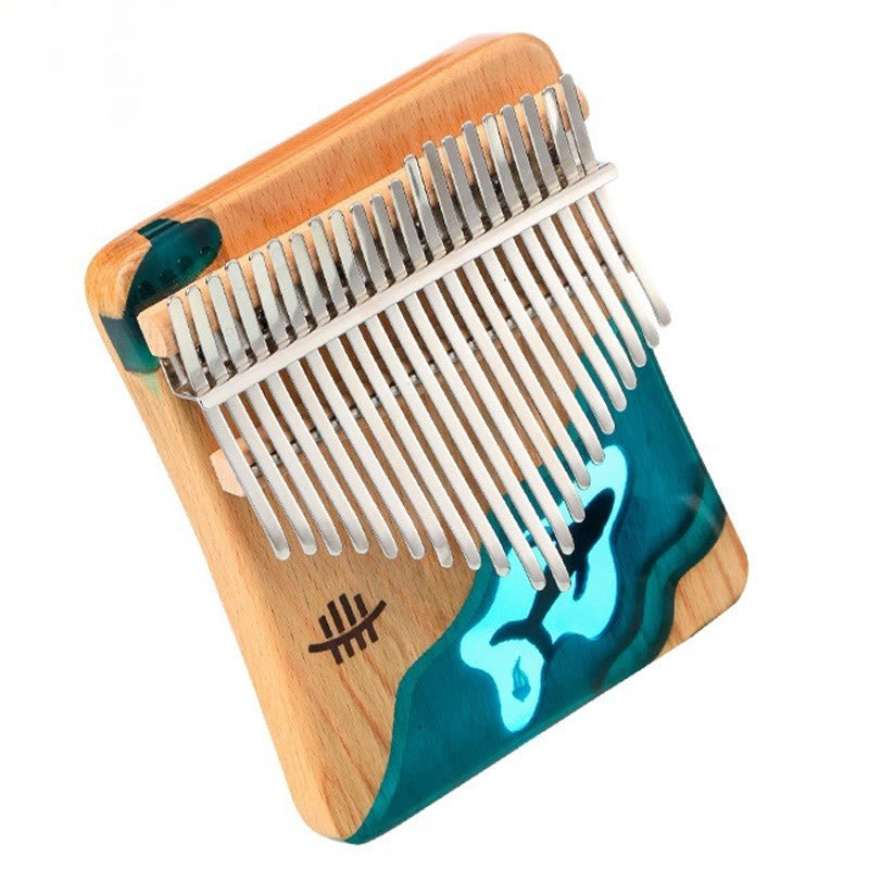 Beech Wood Kalimba 17 21 Keys Meditation Sound Healing