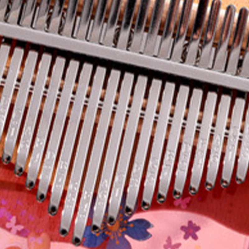Beech Wood Kalimba 17 Key Thumb Piano Meditation Tool