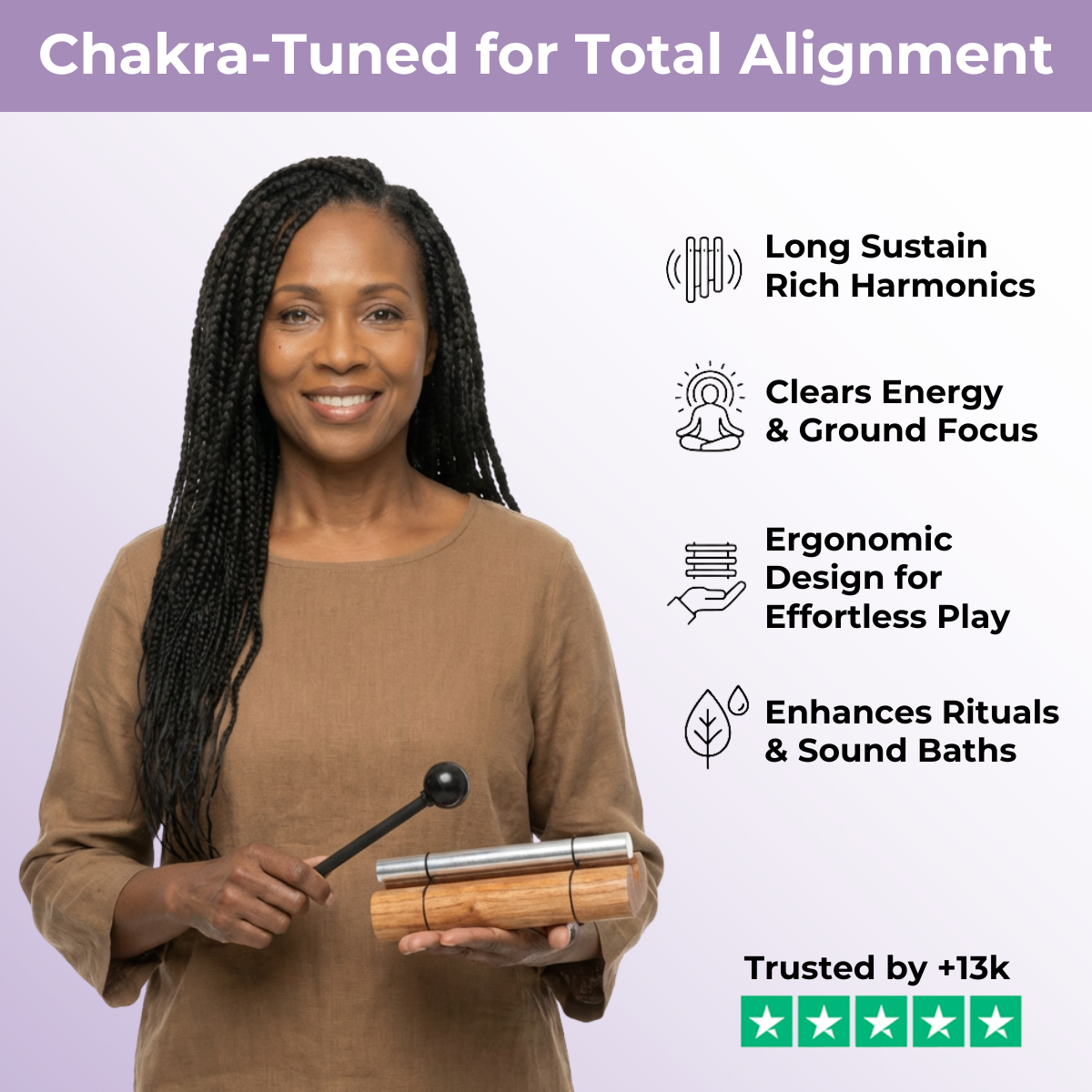 Chakra Bar Chime for Meditation Practice