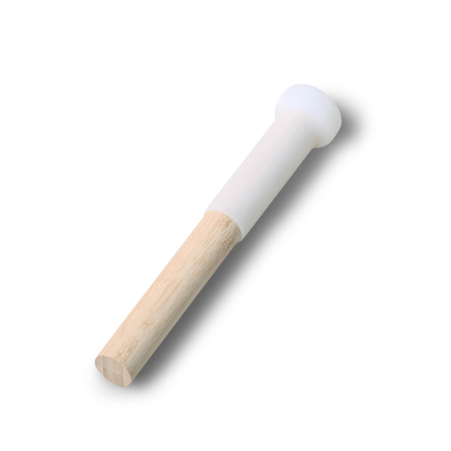 White-tipped wooden dowel rod for Crystal Singing Bowl Magic Mallet tool
