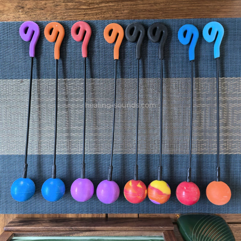 Dual-Ended Silicone Gong Mallet with E Shape and Ball