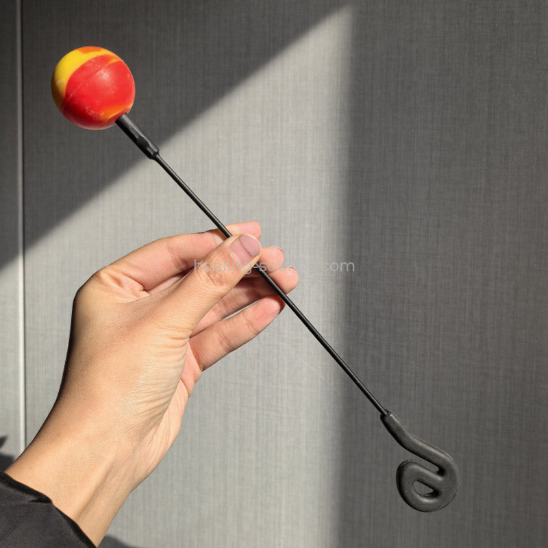 Dual-Ended Silicone Gong Mallet with E Shape and Ball
