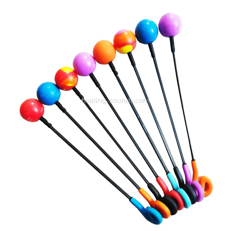Dual-Ended Silicone Gong Mallet with E Shape and Ball