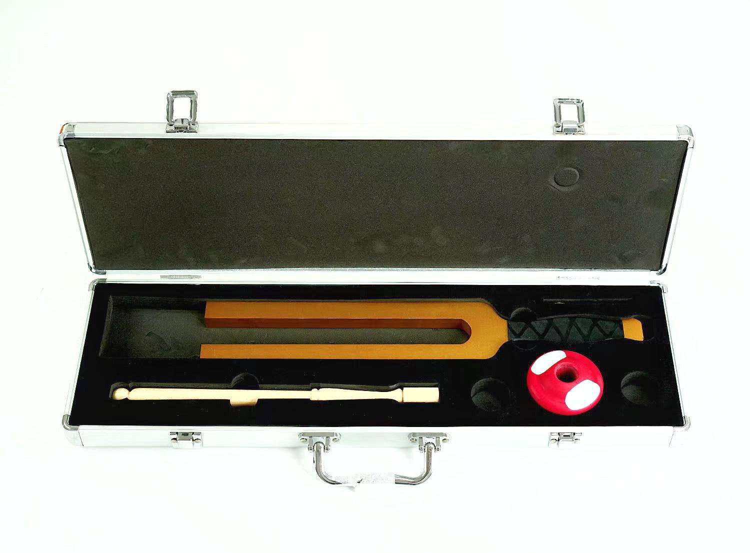 Giant Tuning Forks in aluminum case with adjustable frequency accessories 32Hz to 1000Hz