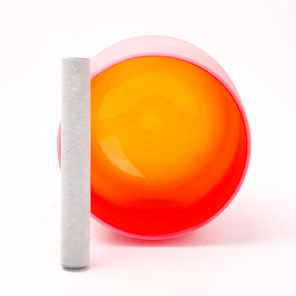 Large Aura Quartz Angel Crystal Singing Bowl 8 Inch