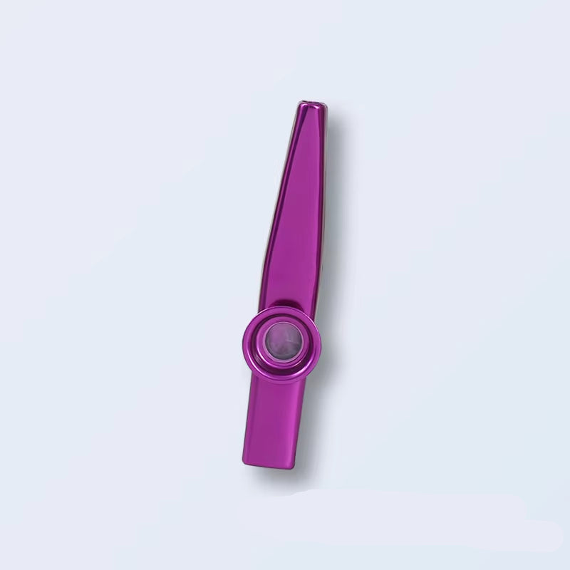 Metal Kazoo Lightweight Portable for Beginner Flute Instrument Music Lovers Woodwind Instrument Simple Design Lightweight Kazoo