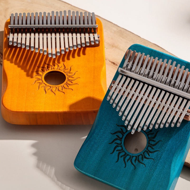 Maple Wood Kalimba Thumb Piano 17 21 Keys Beginners
