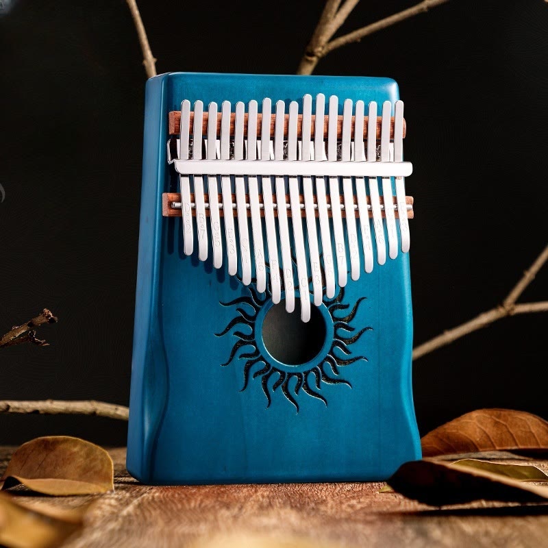 Maple Wood Kalimba Thumb Piano 17 21 Keys Beginners