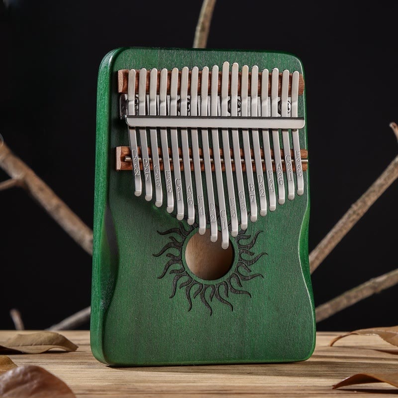 Maple Wood Kalimba Thumb Piano 17 21 Keys Beginners