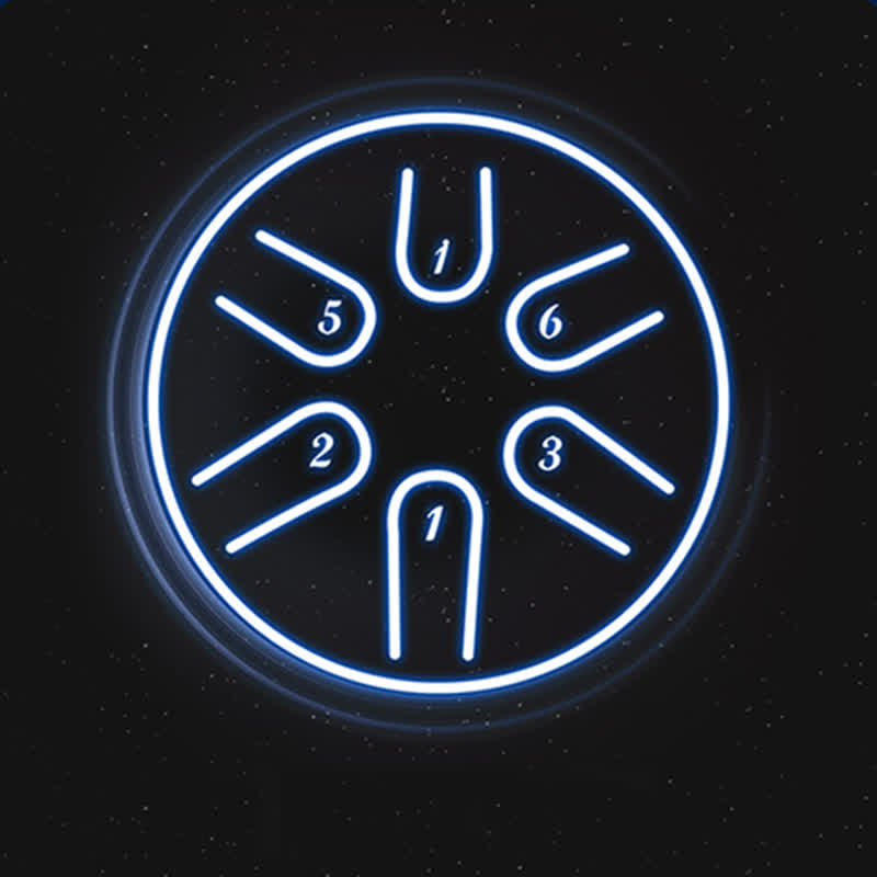 Mini Steel Tongue Drum 3 Inch for Meditation & Healing