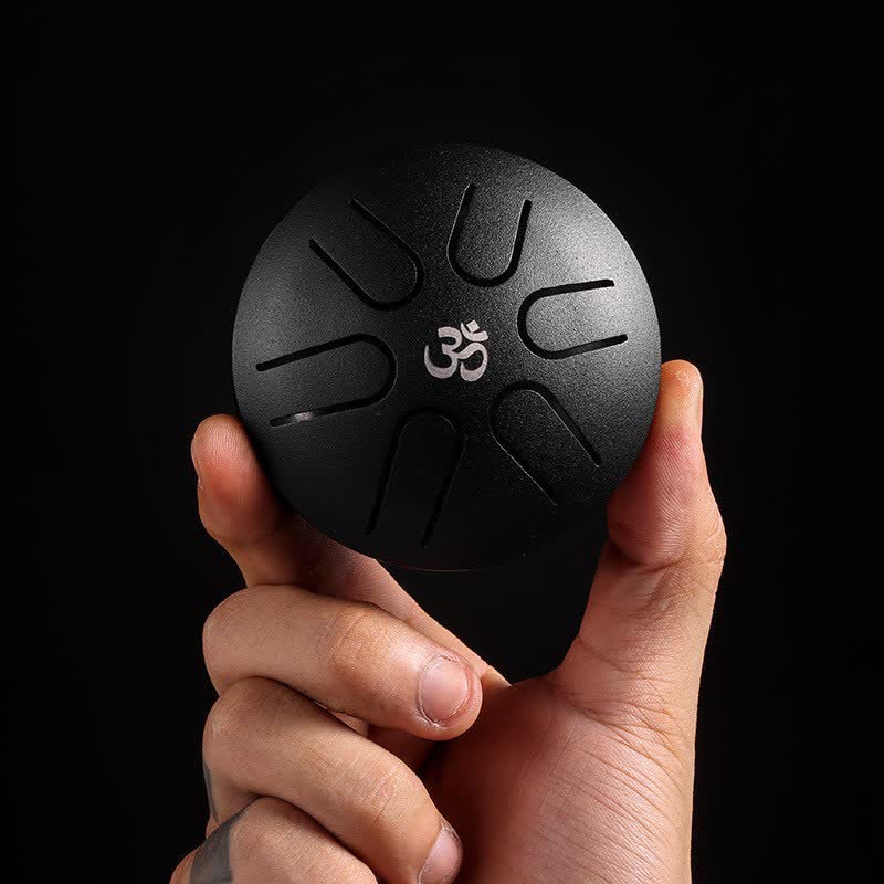 Mini Steel Tongue Drum 3 Inch for Meditation & Healing