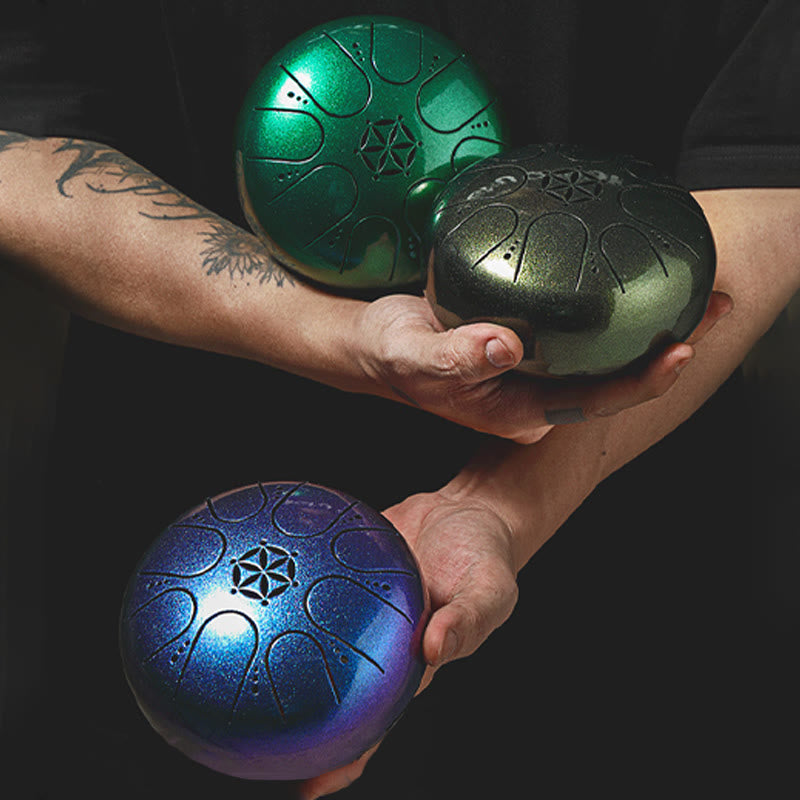 Steel Tongue Drum 8 Note 5 Inch for Healing Meditation