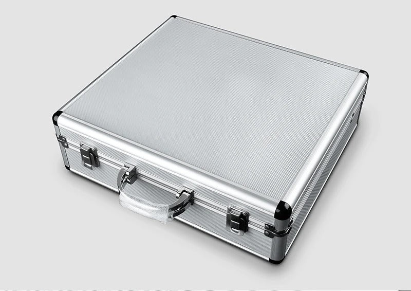 Aluminum briefcase with metal corners and latches for Tunable ABS Pan Flute G Key